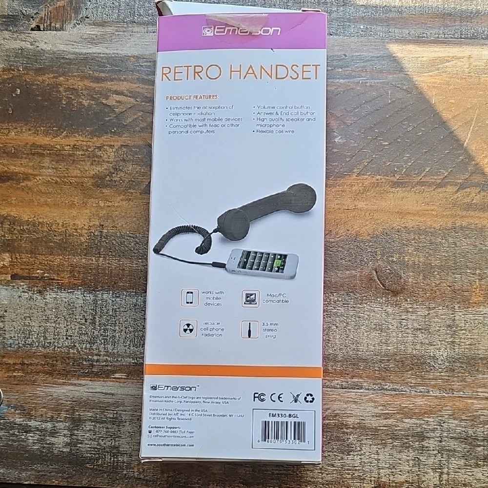 Emerson Pink Retro Handset